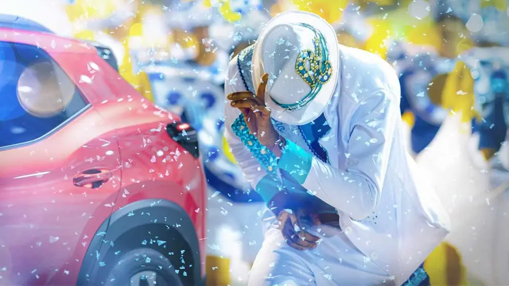 El espíritu alegre rodea a este SUV que será presentado en el carnaval.