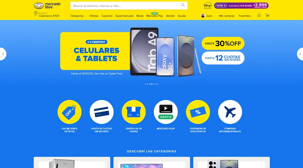 Mercado Libre se presenta como la opción más barata para comprar tecnología y electrodomésticos.