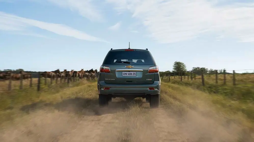Trailblazer tiene espacio para 7 pasajeros.