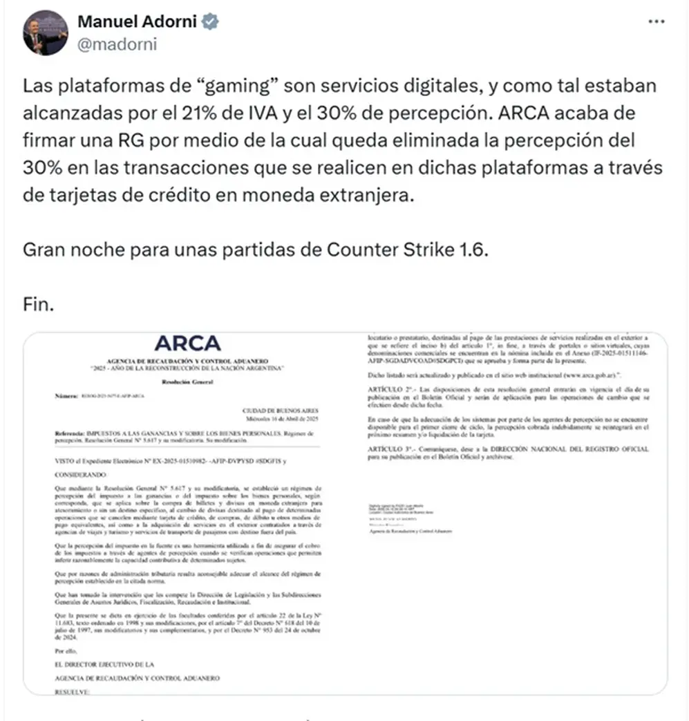 Eliminan recargo del 30% para compras en dólares de videojuegos: