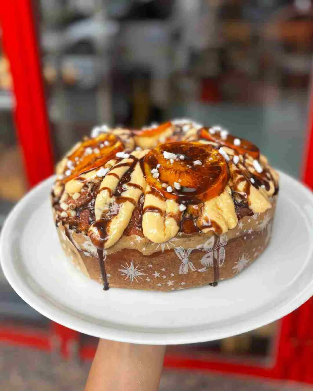 Fornole, la pizzería y panadería de masa madre, elaboró una versión de la rosca aromatizada 