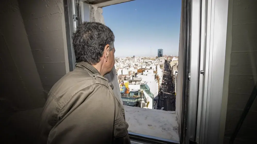 La vista desde la cima del Obelisco