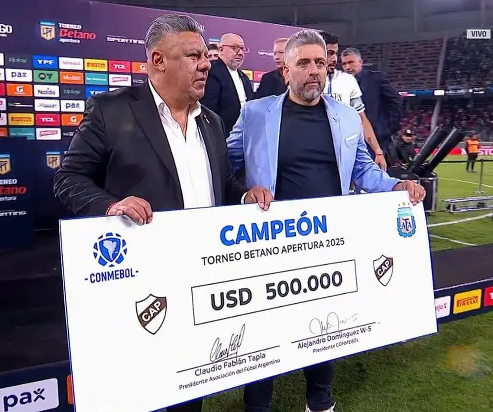 El Chiqui Tapia entregó el 