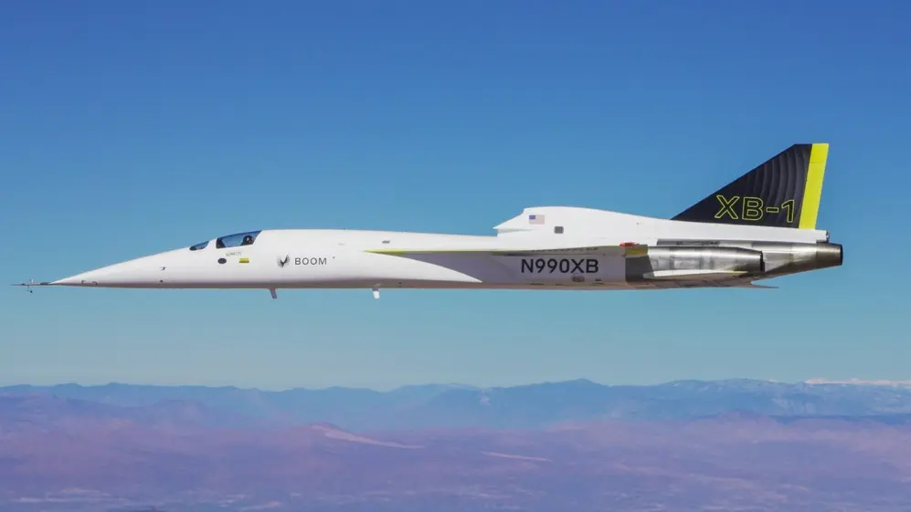 Así es el prototipo que realizó las pruebas buscando el avión comercial supersónico