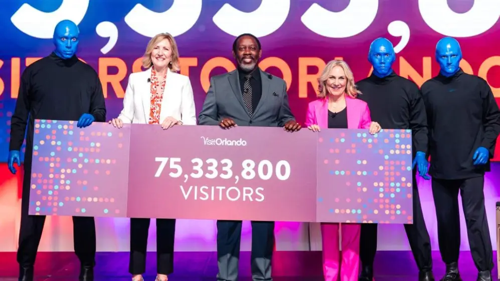 Así celebraron en Orlando la impresionante cifra de turistas recibidos en 2024