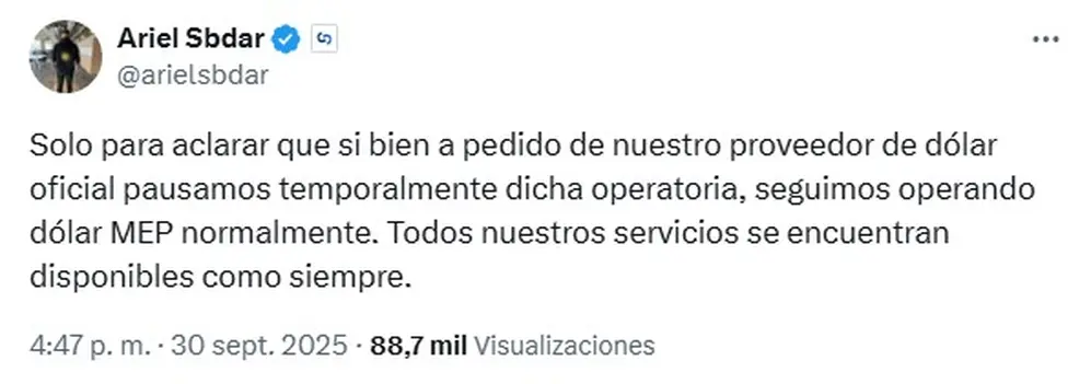 La aclaración del CEO de Cocos, que generó una respuesta del BCRA