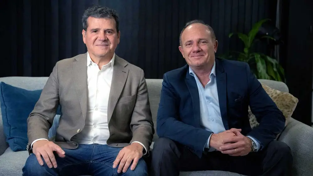 Federico Fornelli (a la izquierda) y Sergio Veiga.