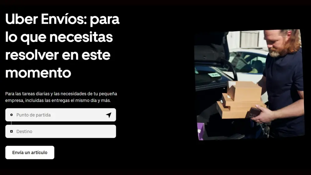 Uber habilitó en diversos puntos de la Argentina su nueva funcionalidad: Uber Envíos
