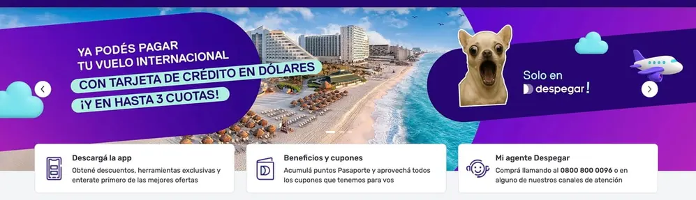 Nueva iniciativa de Despegar.