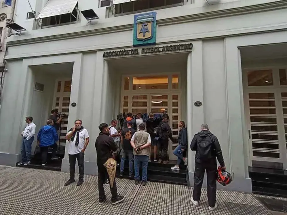 Hace poco más de una semana, veedores del Gobierno llegaron a AFA y las puertas estaban cerradas.