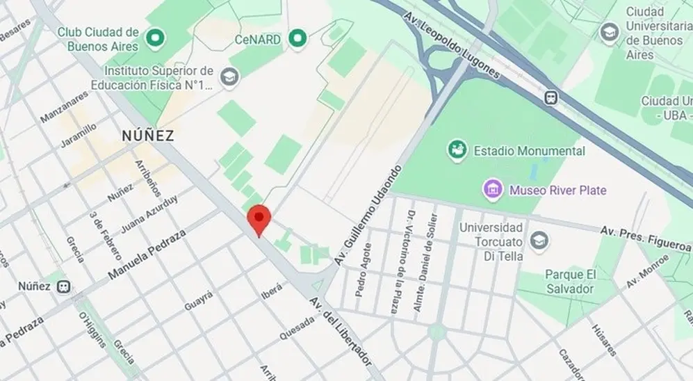 La ubicación del terreno que Raghsa compró sobre avenida Libertador