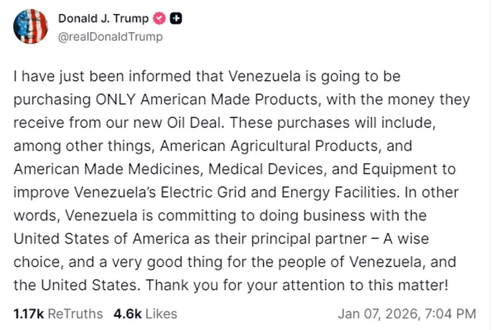 El mensaje de Donald Trump sobre el 