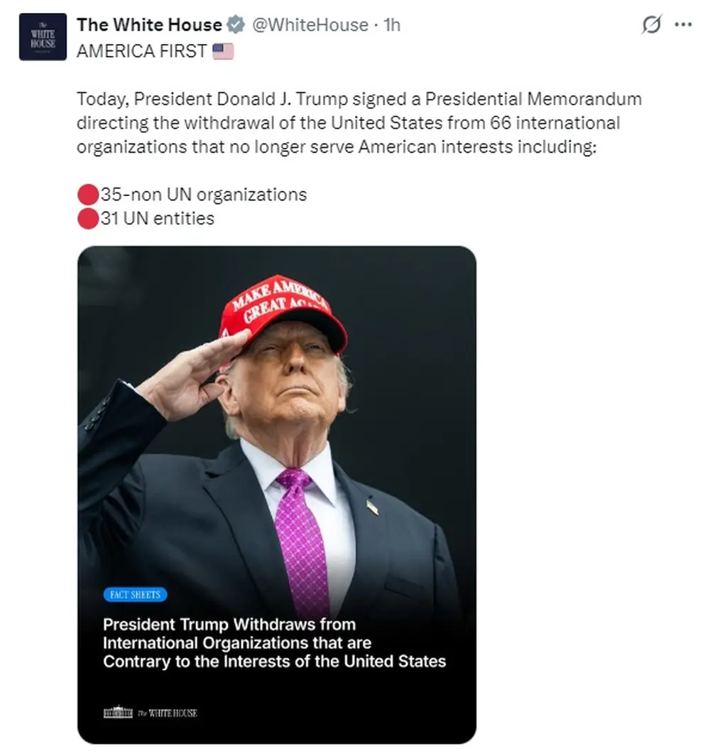 El mensaje de la Casa Blanca