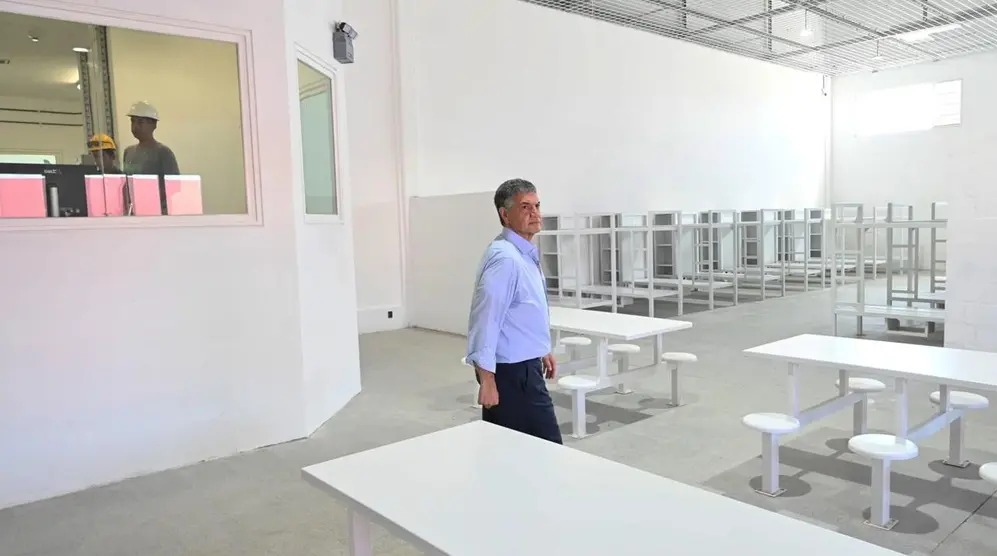  Jorge Macri supervisó el avance de las obras en el predio de 80 hectáreas.