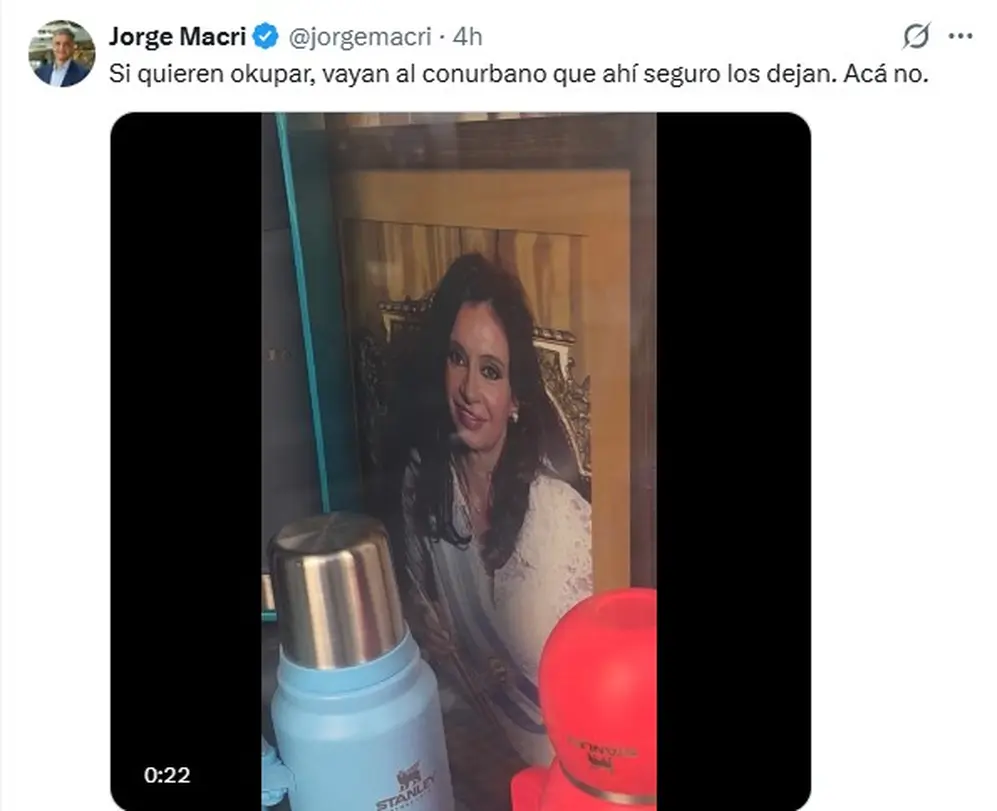 El tuit de Jorge Macri sobre el desalojo en el centro porteño