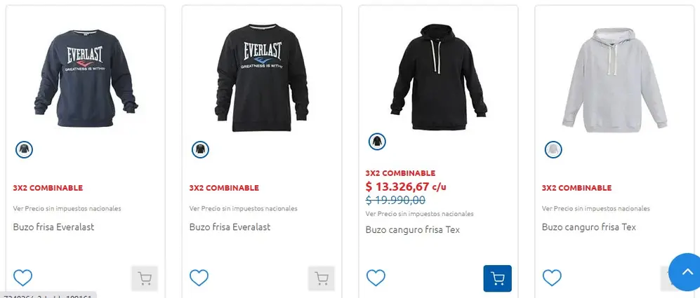 Las ofertas en buzos que tiene Carrefour en febrero 2026