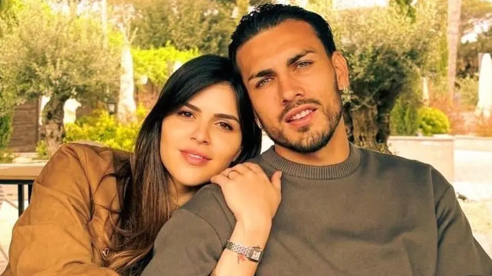 Camila Galante y Leandro Paredes