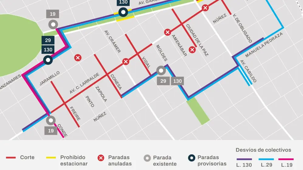 Los cortes por la obra hidráulica