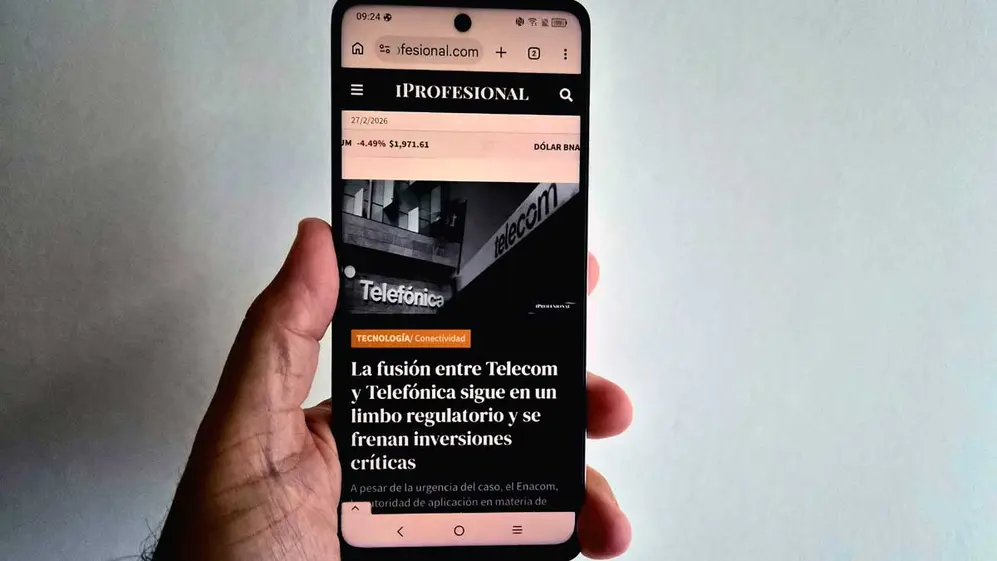 Pantalla en Modo Papel Color.