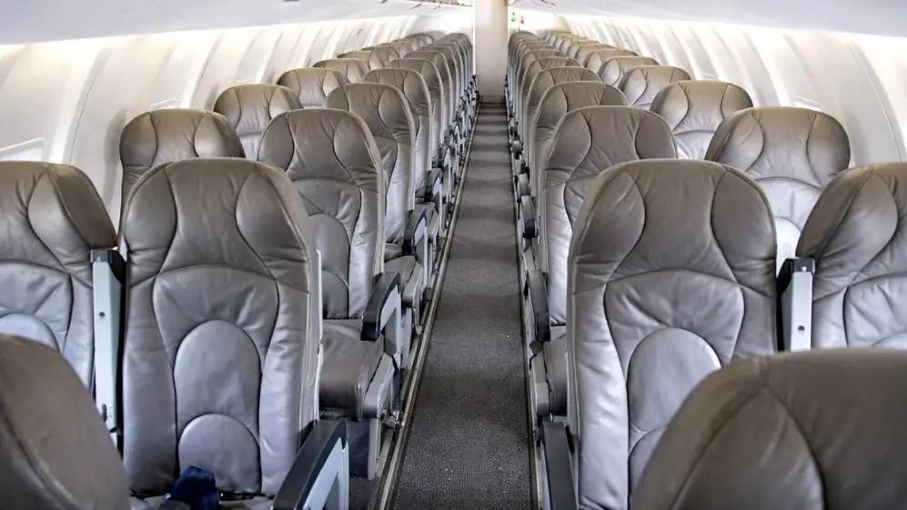 JOY Airlines realizará sus vuelos en aviones para unos 50 pasajeros, con filas de cuatro asientos