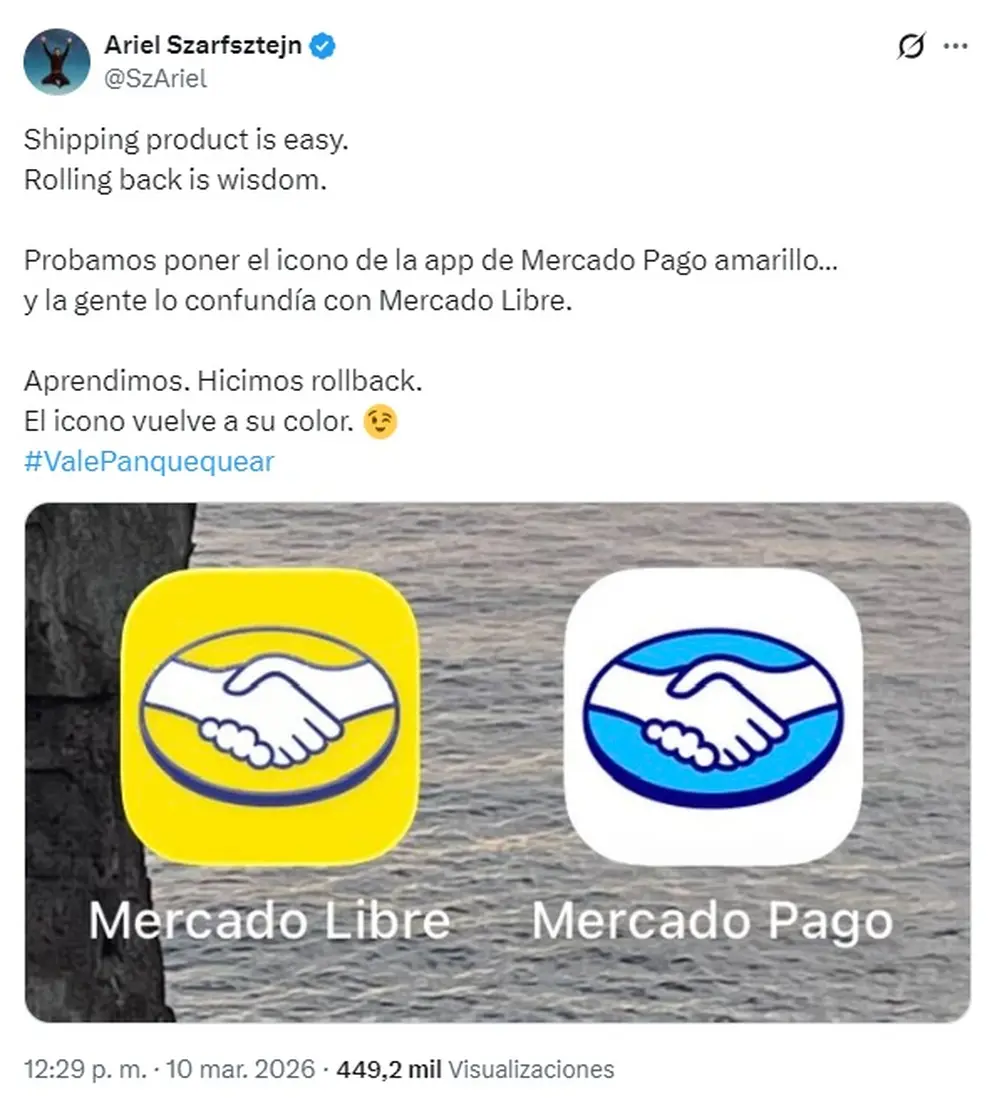 Mercado Pago volverá a tener el logo azul, para no confundirse con Mercado Libre