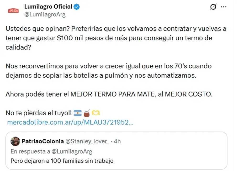 El mensaje de Lumilagro que desató la furia en redes sociales