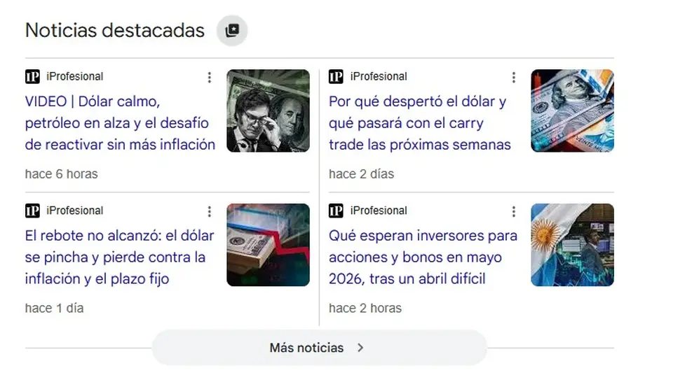 Al buscar sobre un tema, hay que hacer click en la estrella al lado de 
