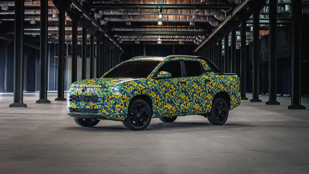 Volkswagen Tukan camuflada presentada por Volkswagen. Imagen oficial.