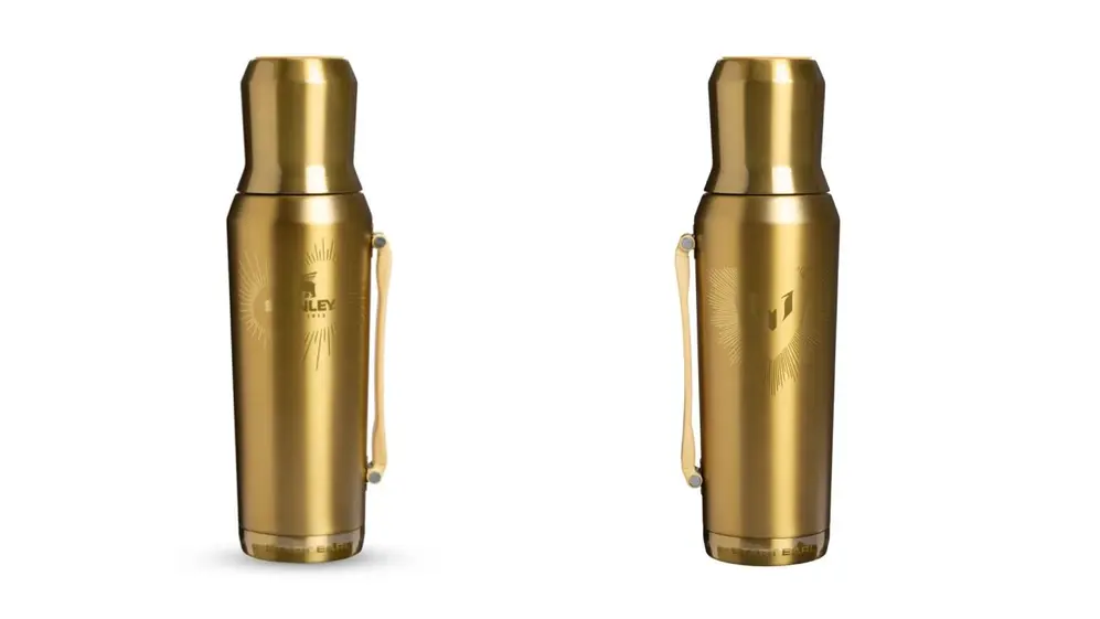 El nuevo termo dorado de Messi con Stanley cuesta 60 dólares en la tienda de EEUU
