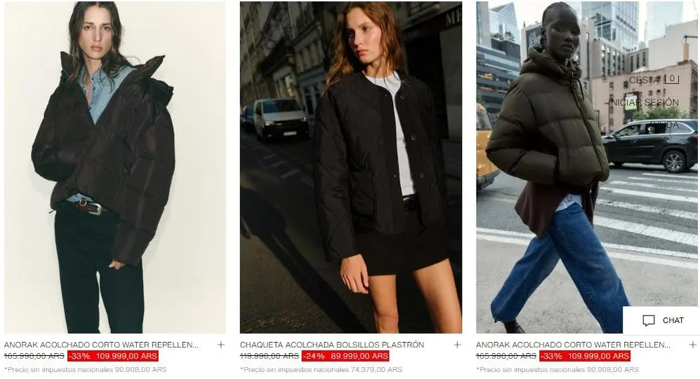 Algunas de las prendas con rebajas en Zara