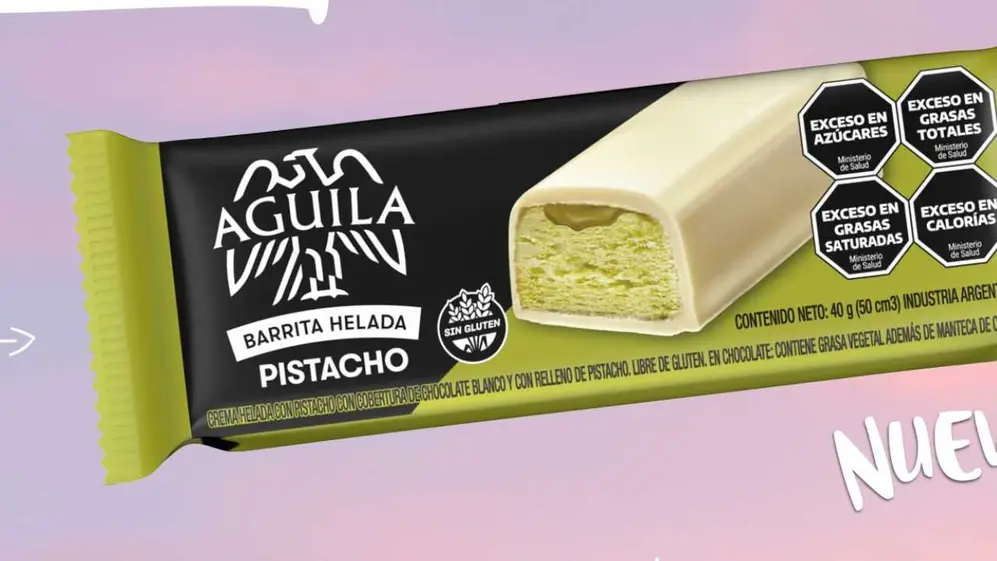 La nueva barrita helada de Águila sabor a pistacho