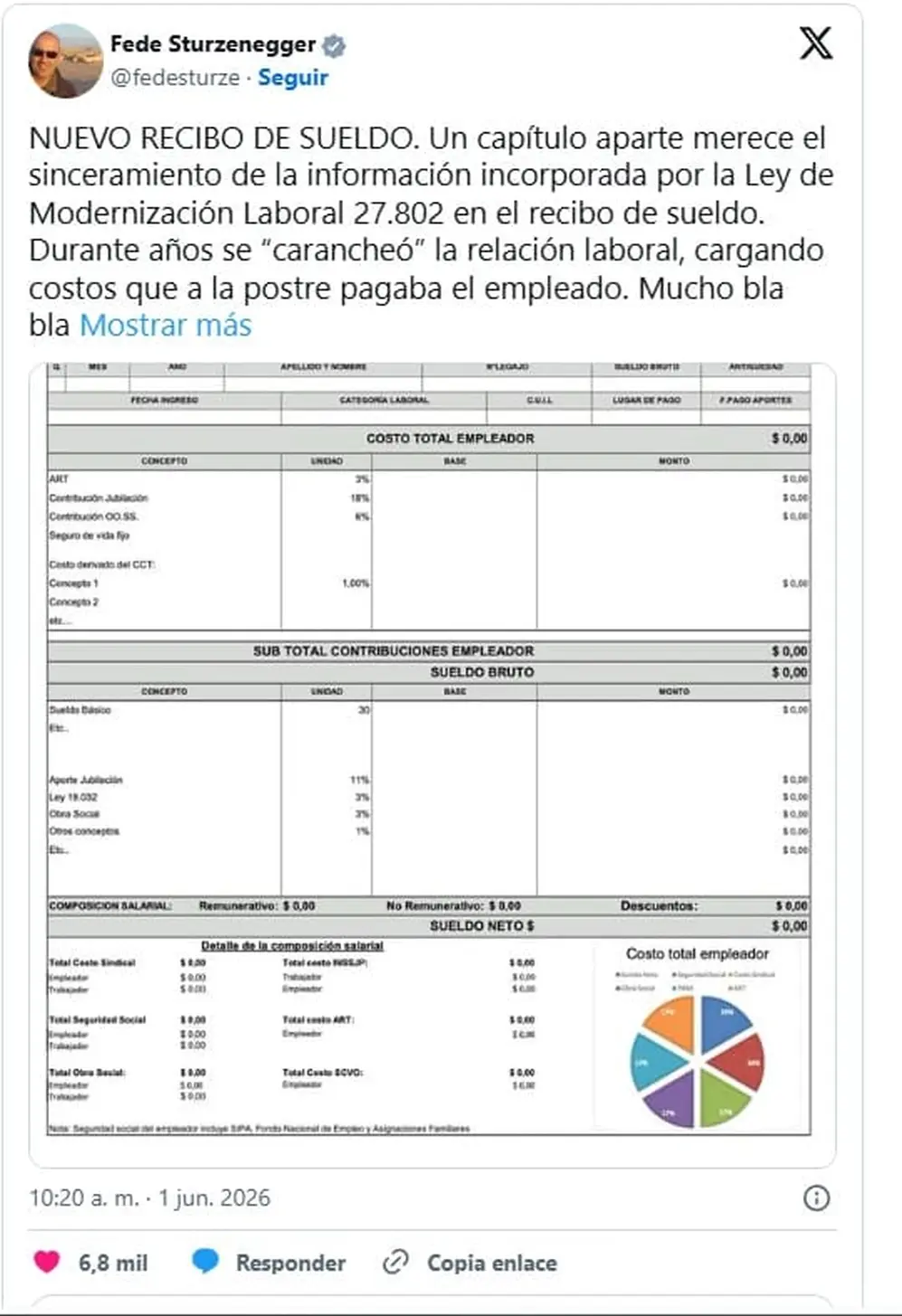 El Gobierno oficializó el nuevo recibo de sueldo: todos los cambios que entran en vigencia