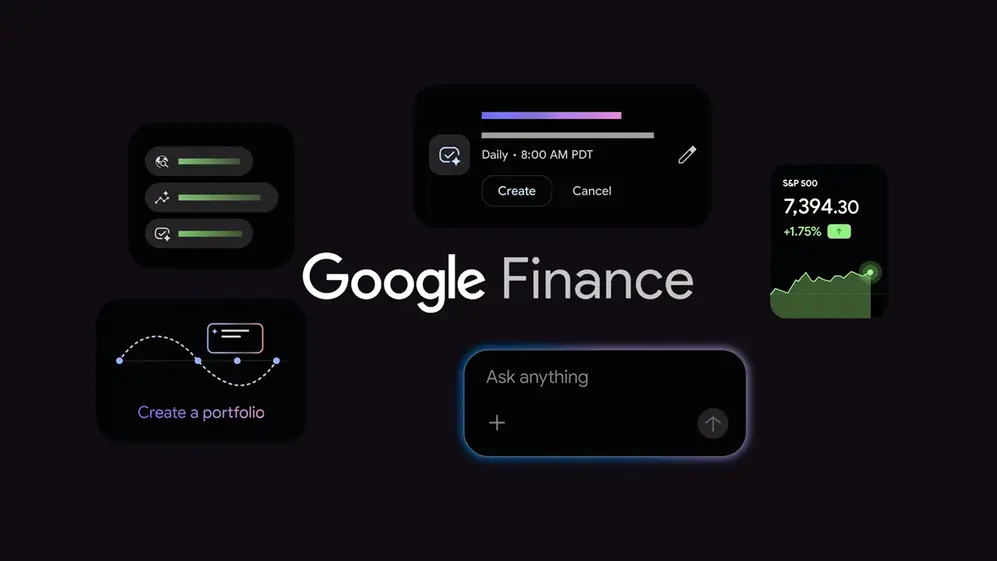 Google Finance no es una herramienta transaccional