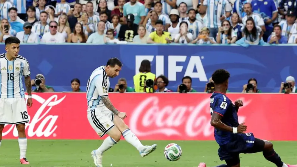 Messi fue nuevamente una de las figuras de la Selección argentina