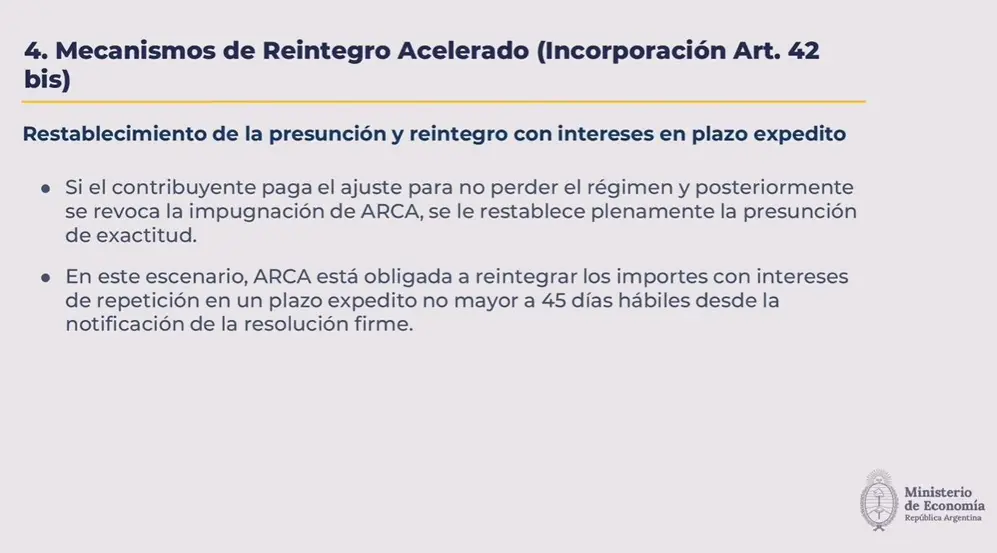 El cuarto cambio clave que presenta el nuevo proyecto