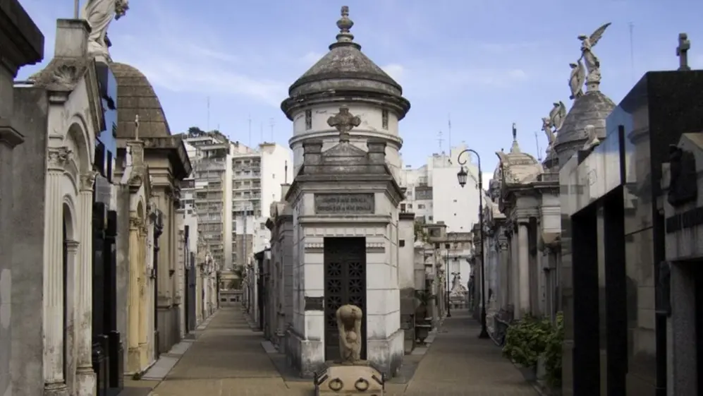 El cementerio de la Recoleta, lugar mítico de Buenos Aires.