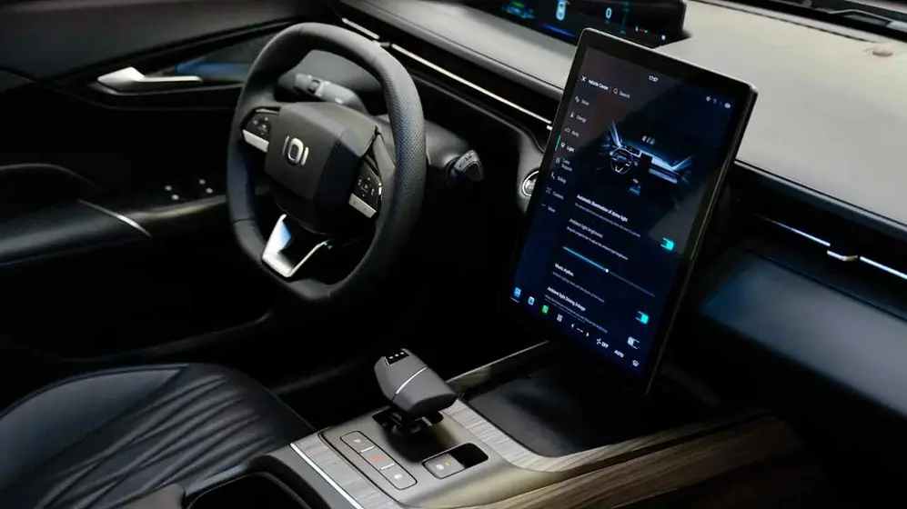 Imagen del interior del Changan EADO Plus PHEV. Foto oficial
