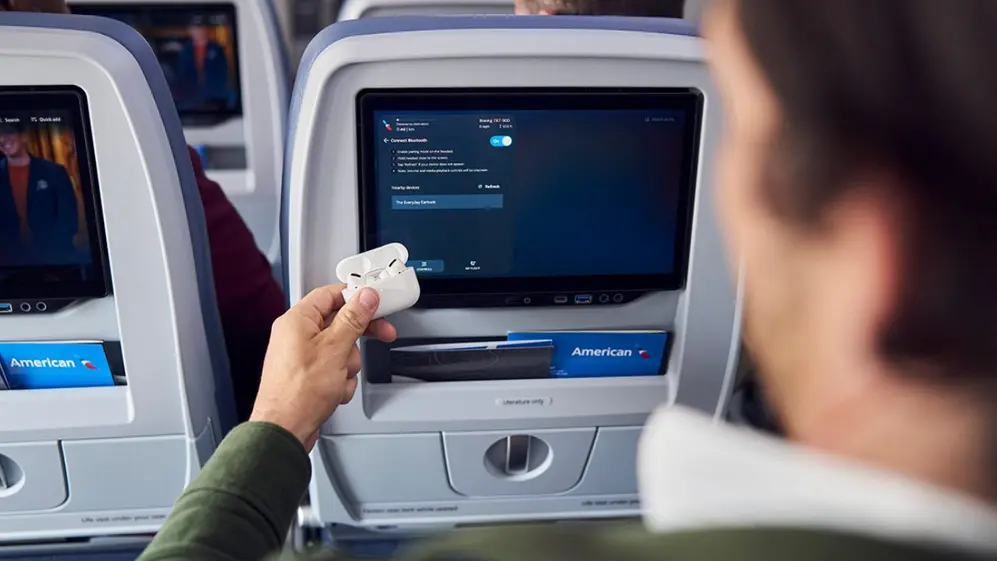 American Airlines pondrá pantallas de entretenimiento en todos sus aviones