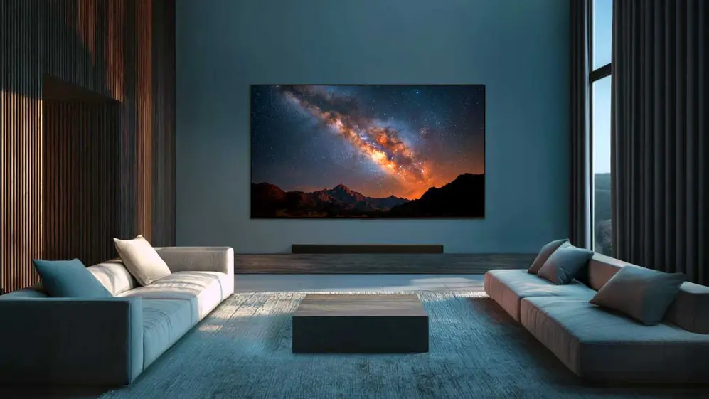 Smart TV de Samsung con tecnología Micro RGB. Imagen suministrada por Samsung.