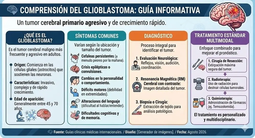 comprensión del glioblastoma