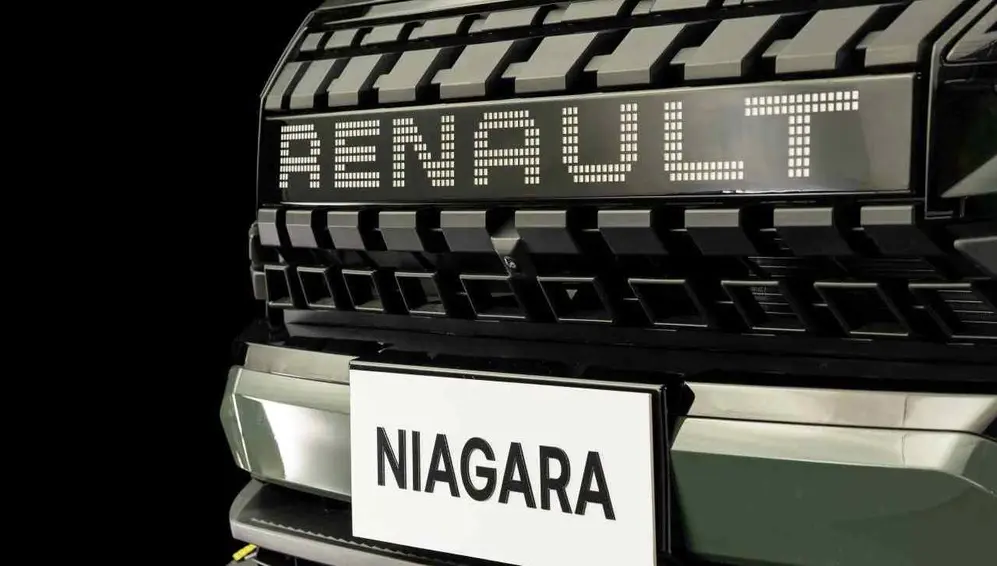 Frontal camioneta renault Niagara. foto oficial.
