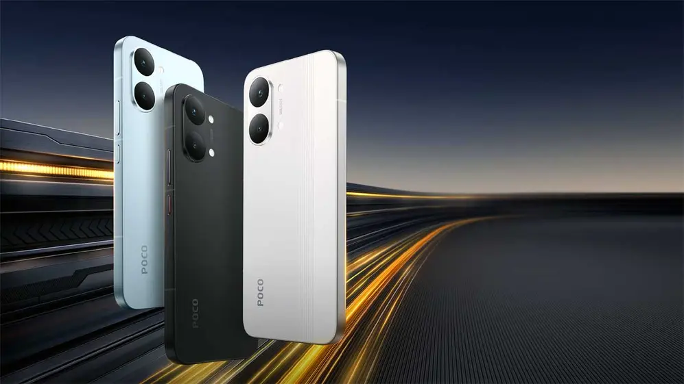 Xiaomi Poco X8 Pro Max viene en 3 colores, pero la oferta aplica al modelo en negro. Foto de Xiaomi