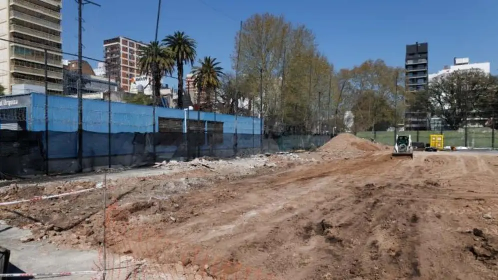 Ya comenzaron los trabajos para el nuevo espacio verde en Villa Urquiza