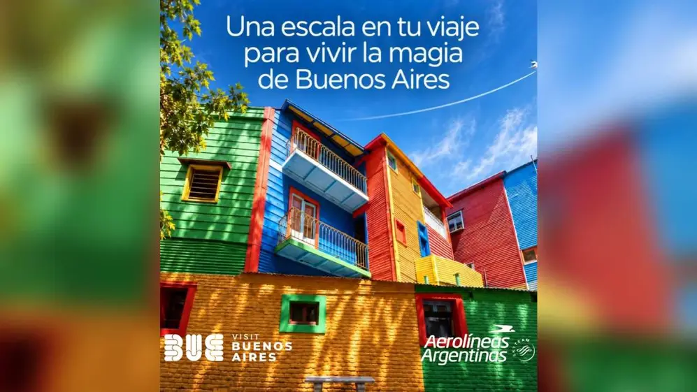 Visit Buenos Aires anunció la alianza con Aerolíneas Argentinas para el Stopover en Capital Federal
