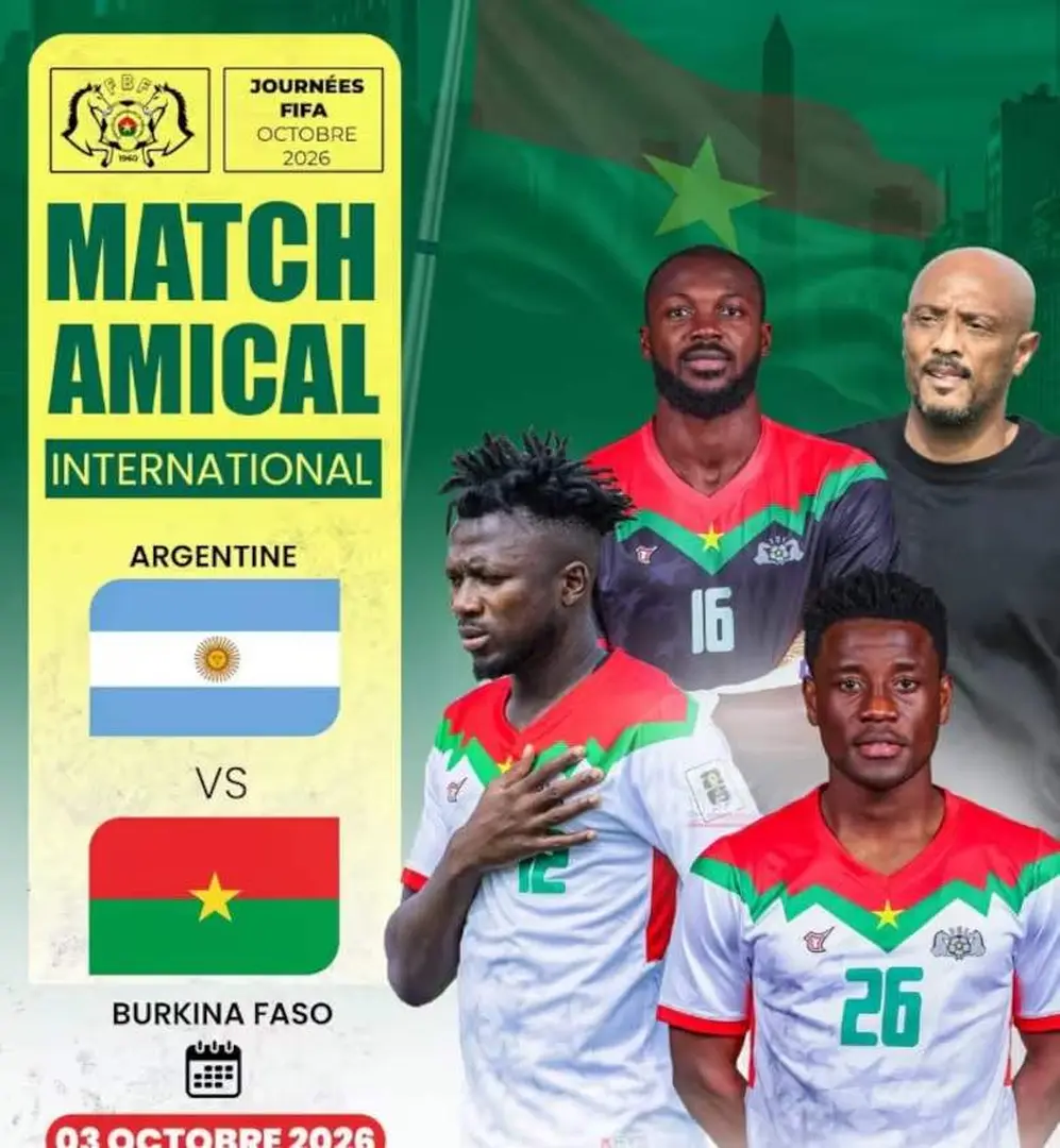 Así se promociona el partido ante Argentina en Burkina Faso