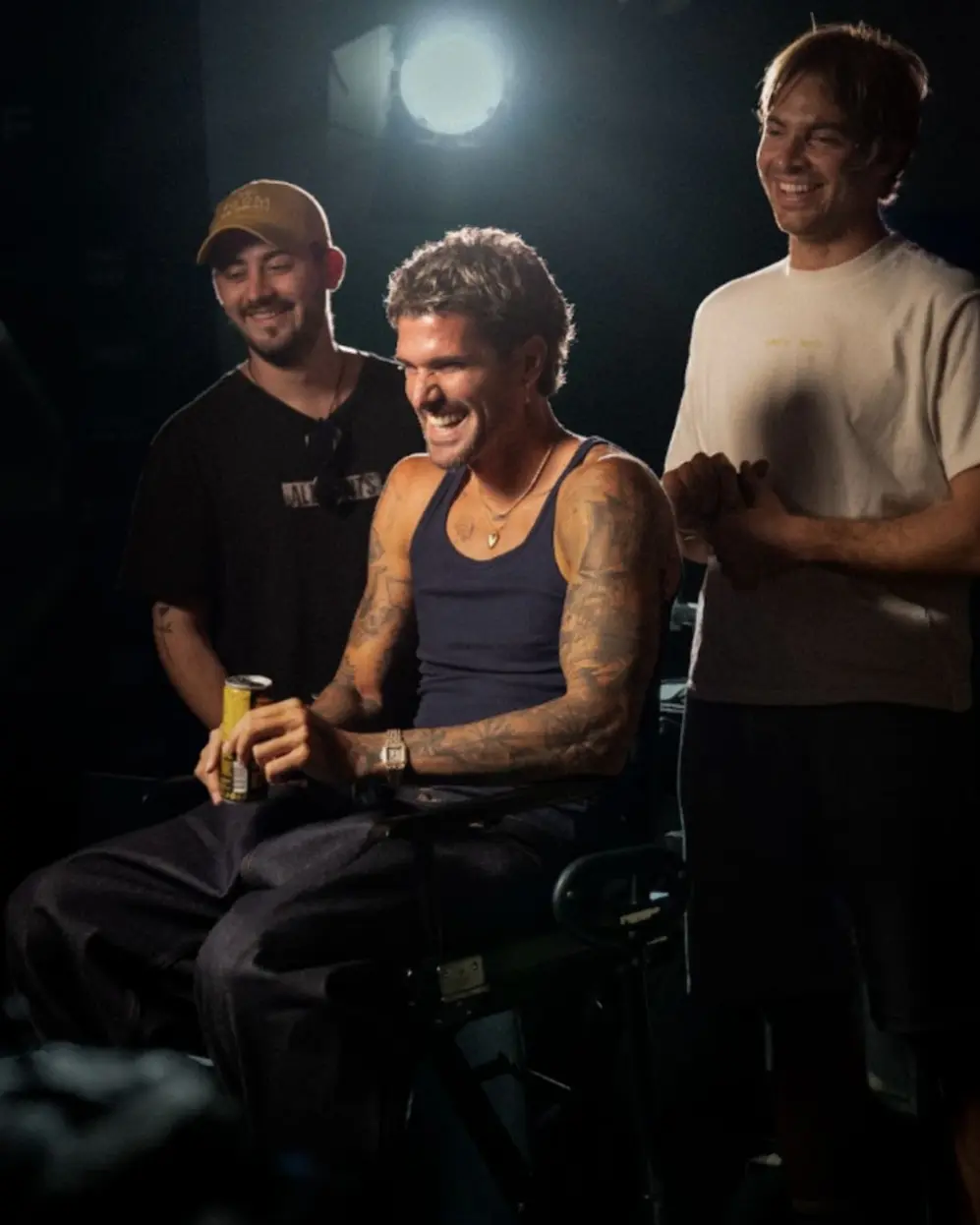 Rodrigo de Paul, socio en Sh con Marcos Guevara Lynch y Santiago Parodi en un estudio