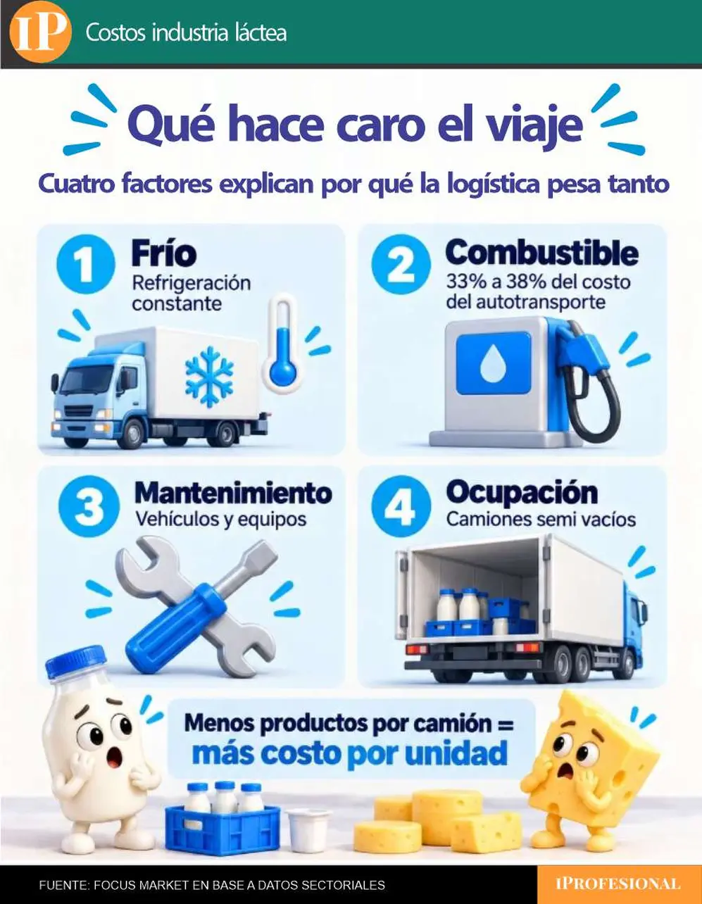 Distintos factores explican el peso de la logística