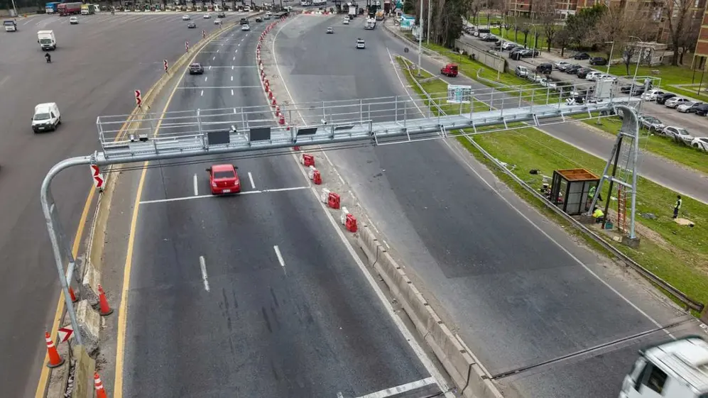 El nuevo peaje sin barrera ya funciona en la Autopista Buenos Aires-La Plata