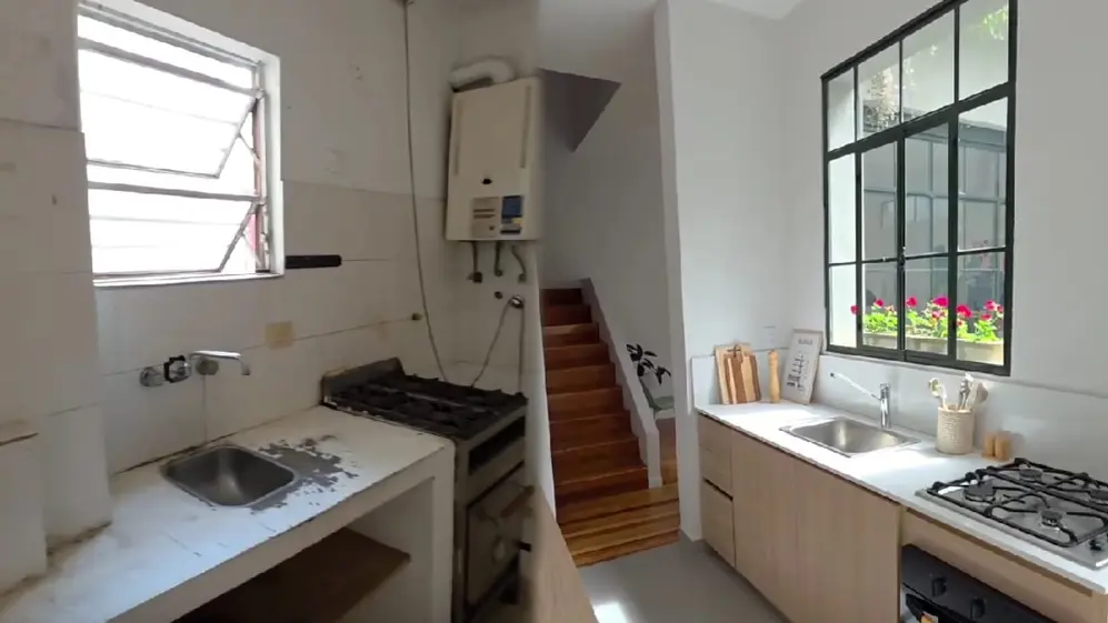 Antes y después de una obra de remodelación