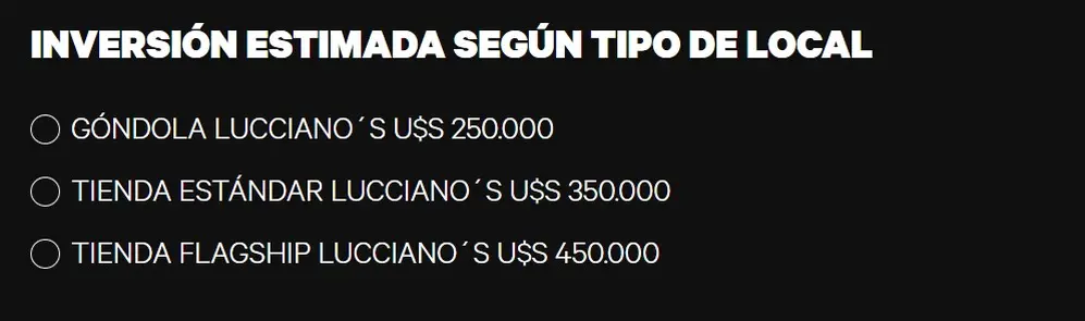 En la página de Lucciano